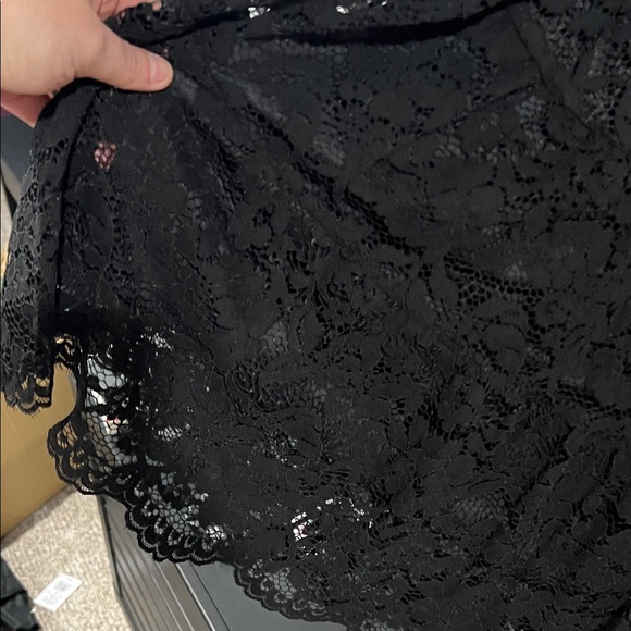 Simply Vera Vera Wang Black Lace Long Sleeve Dress - Picture 4 of 6